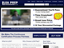 Tablet Screenshot of llsaprep.com